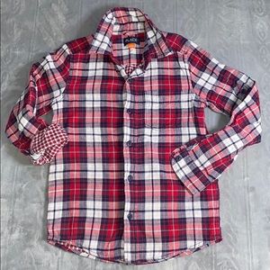 Children’s Place plaid button down shirt
